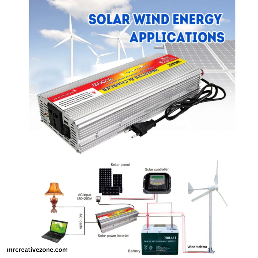 3000 Watt Inverter & Charger DC 12 Volt to AC 220 Volt
