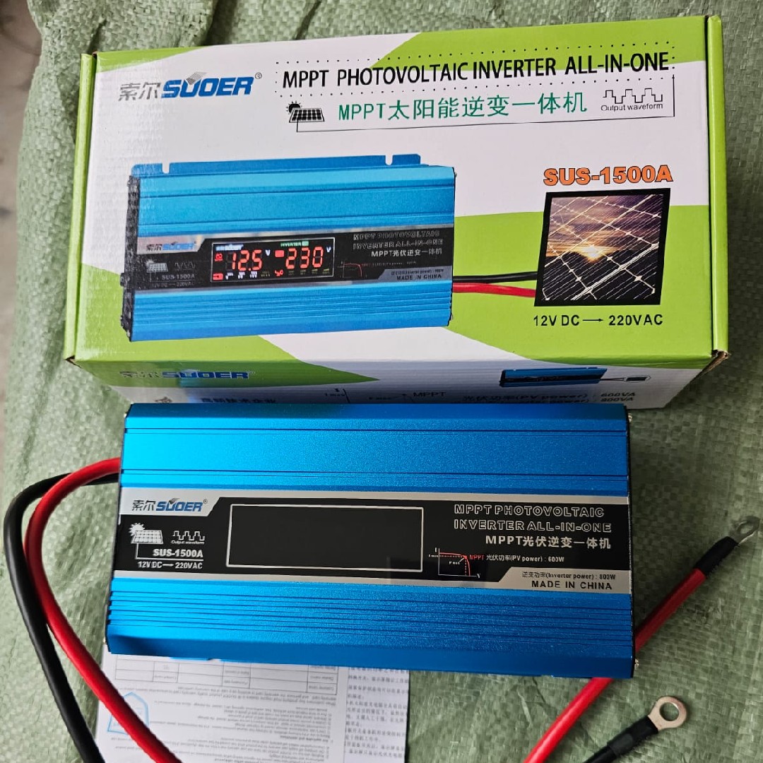1500w 12v Suoer Mppt Hybrid Inverter